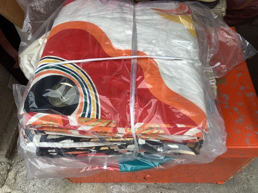 ジャンボ 鯉のぼり(赤⒌8m・黒⒌8m・金太郎5m・吹流し4m)