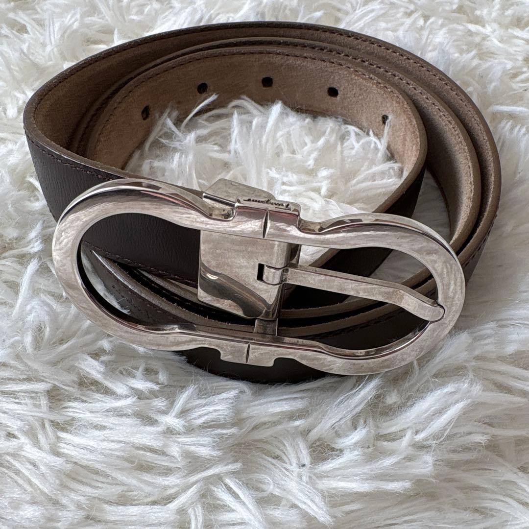 サルヴァトーレフェラガモ FERRAGAMO ダブルガンチーニ　ベルト ガンチーニ ベルト - ウィメンズ | Ferragamo