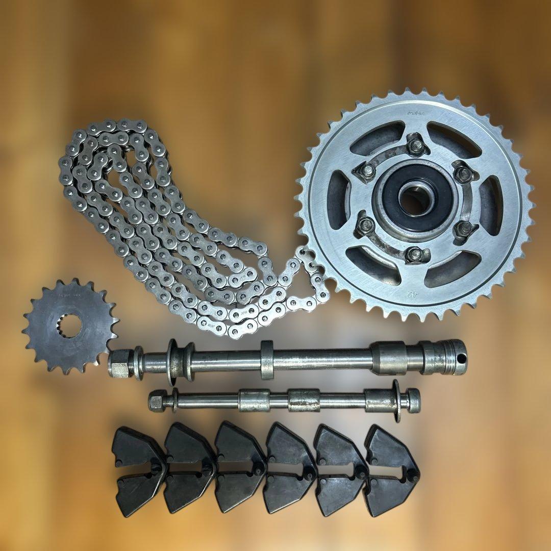 R*o様 GSX750S カタナ ハブ/スプロケット/アクスルシャフト/ダンパー GSX750S カタナに適合する｜ドライブスプロケット・フロント