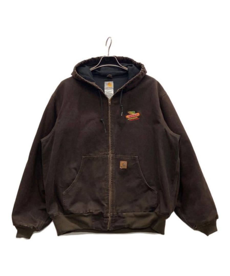 carhartt カーハート　アクティブジャケット　ダークブラウン Carhartt（カーハート） J130 ウォッシュドダック インサレート
