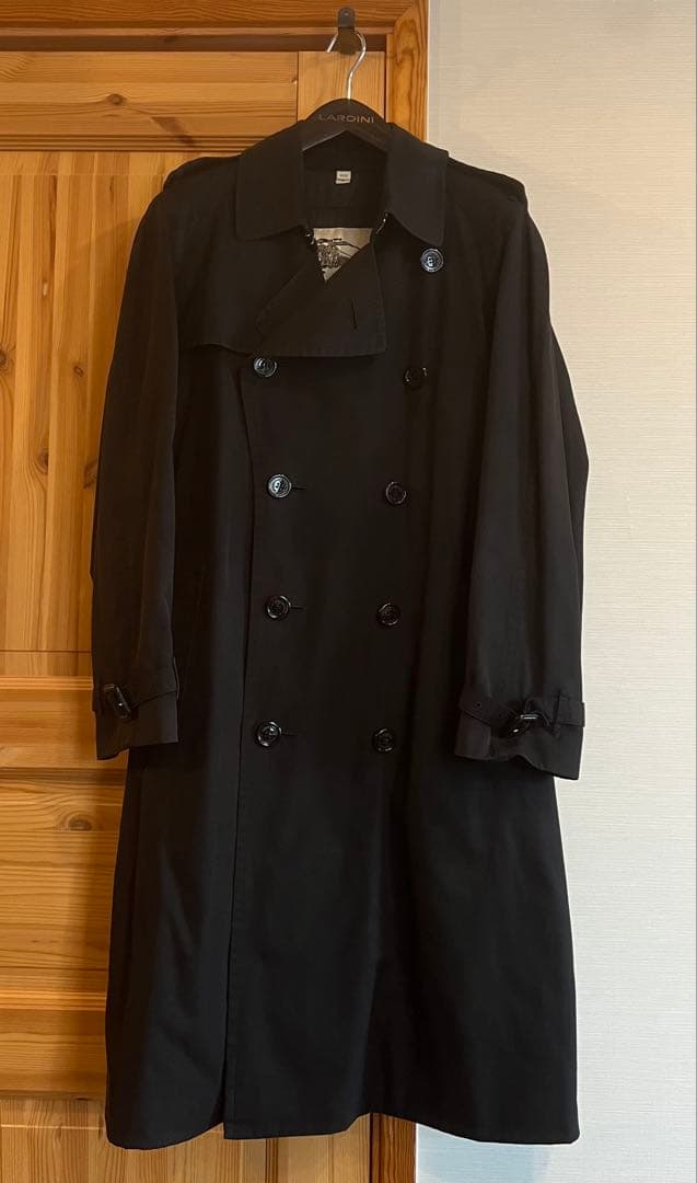 BURBERRY バーバリープローサム　ブラック トレンチコート　48R BURBERRY/バーバリーの最上位ライン♪【BURBERRY PRORSUM/バーバリー