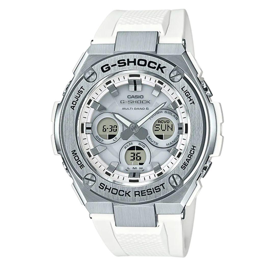 G-SHOCK GST-W310-7AJF ホワイト Amazon.com: CASIO G-SHOCK G-Steel Tough Solar Multi-Band 6 GST