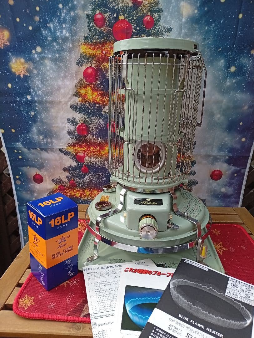 アラジン ストーブ メンテナンス済み。純正品芯交換済。取説付き。グリーン 2026年最新】アラジン 芯クリーナーの人気アイテム - メルカリ