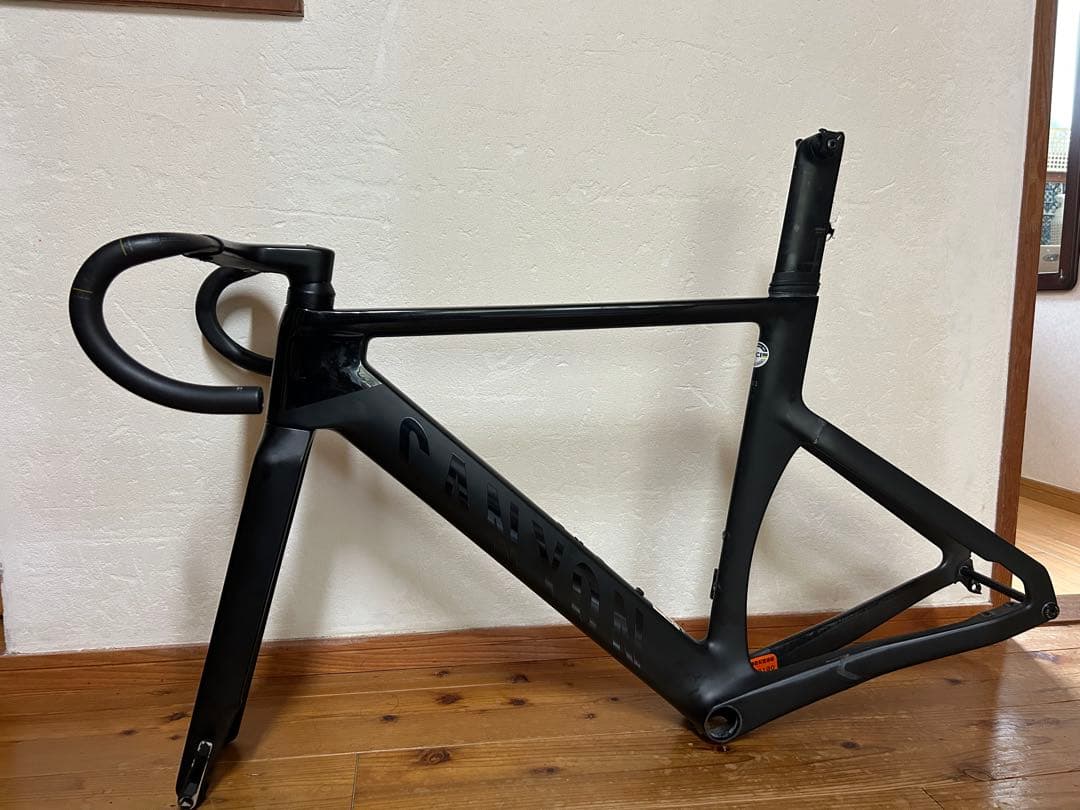 (ジャンク)Canyon Aeroad CF SLX フレーム(ハンドルを除く) キャニオン CANYON エアロード AEROAD CF SLX 2022 XSサイズ シマノ