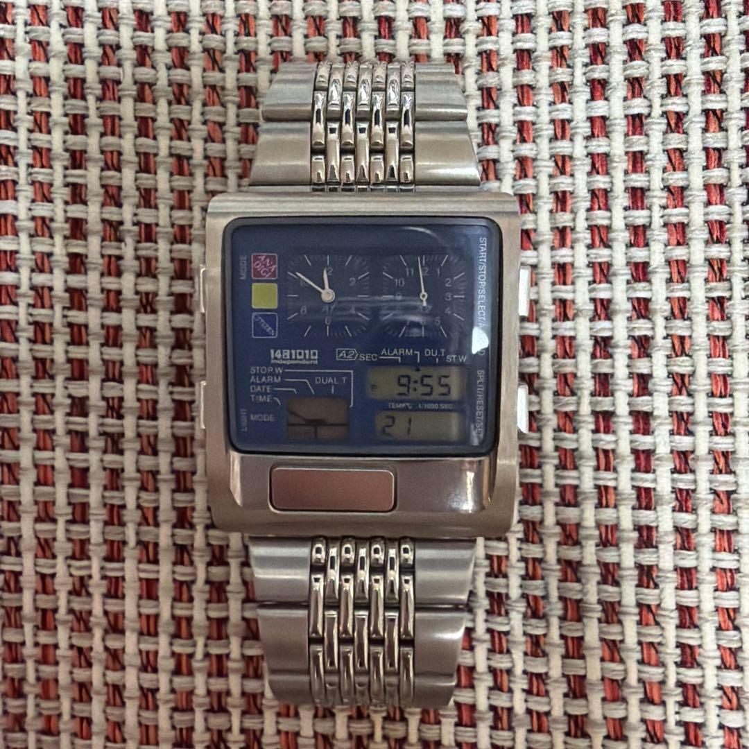 CITIZEN INDEPENDENT 8987-L19010 動作OK 美品 Yahoo!オークション - 稼働品 保管品 CITIZEN シチズン インディペンデ