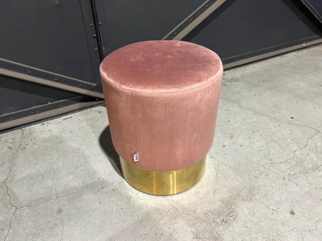 【廃番レア】KARE / カレ｜チェリー モーブ ブラス｜オットマン・スツール 廃番レア】KARE / カレ｜チェリー モーブ ブラス｜オットマン