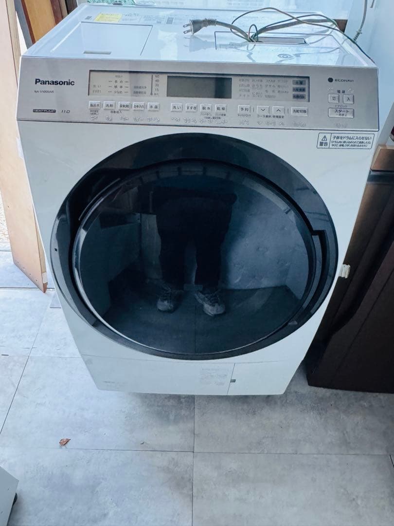 Panasonic NA-VX800AR ドラム式洗濯機 本体 NA-VX800AR-W ドラム式洗濯乾燥機 VXシリーズ クリスタルホワイト