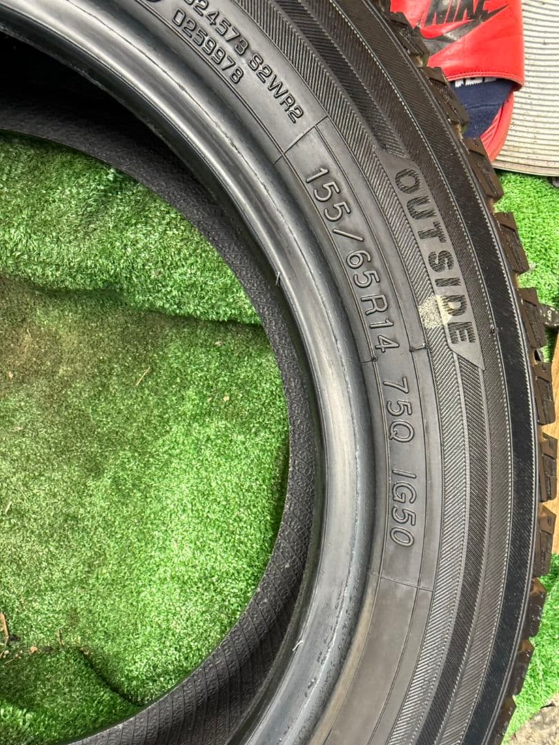 d*9様 YOKOHAMA iceGUARD スタッドレス 155/65/R14