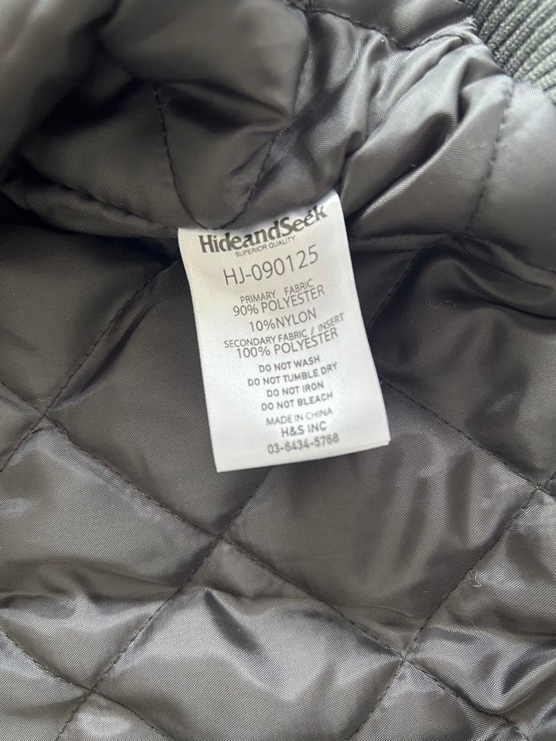 秋冬新作 HIDE AND SEEK キルティングジャケットLARGE