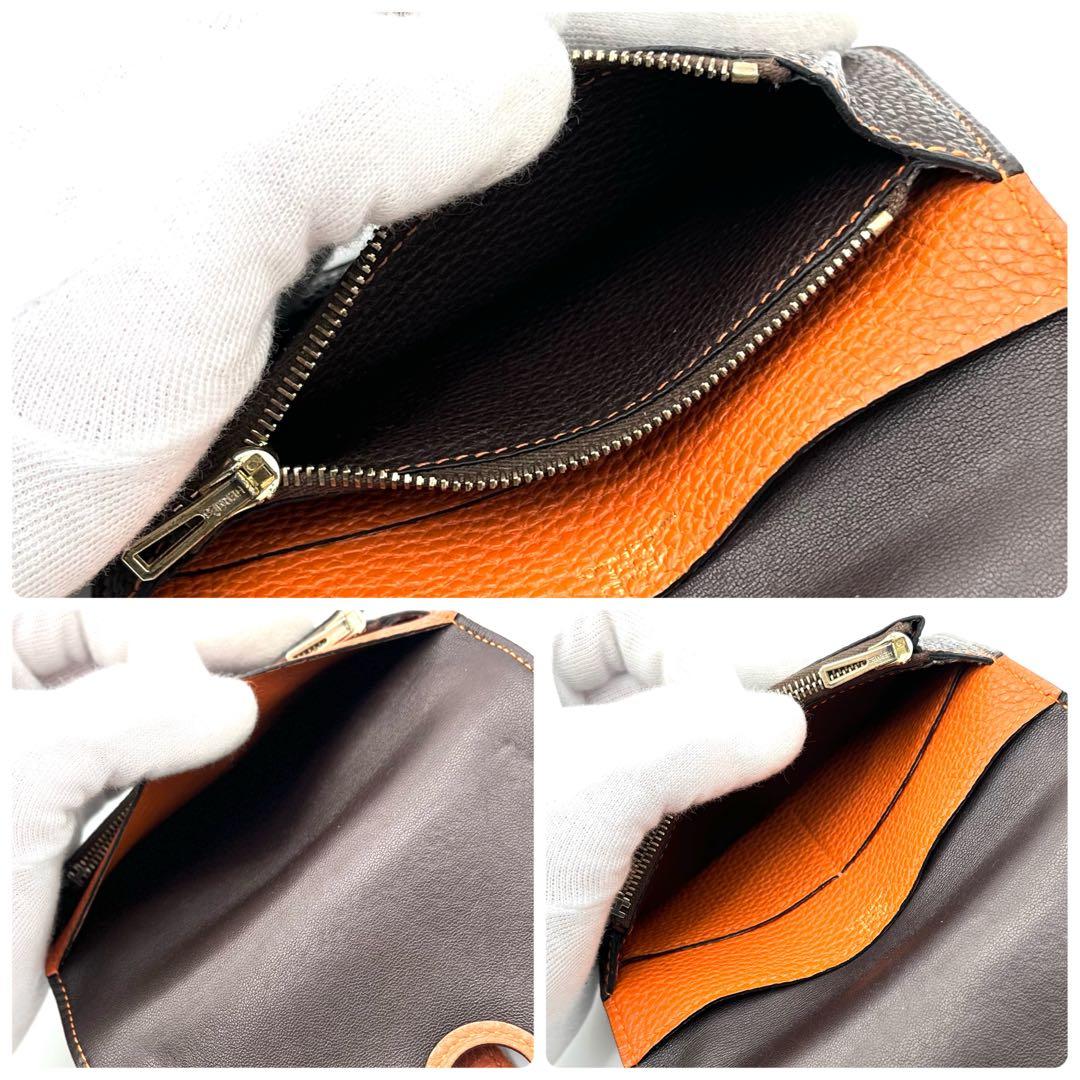 ✴︎極美品✴︎HERMES エルメス ドゴン コンパクト バイカラー