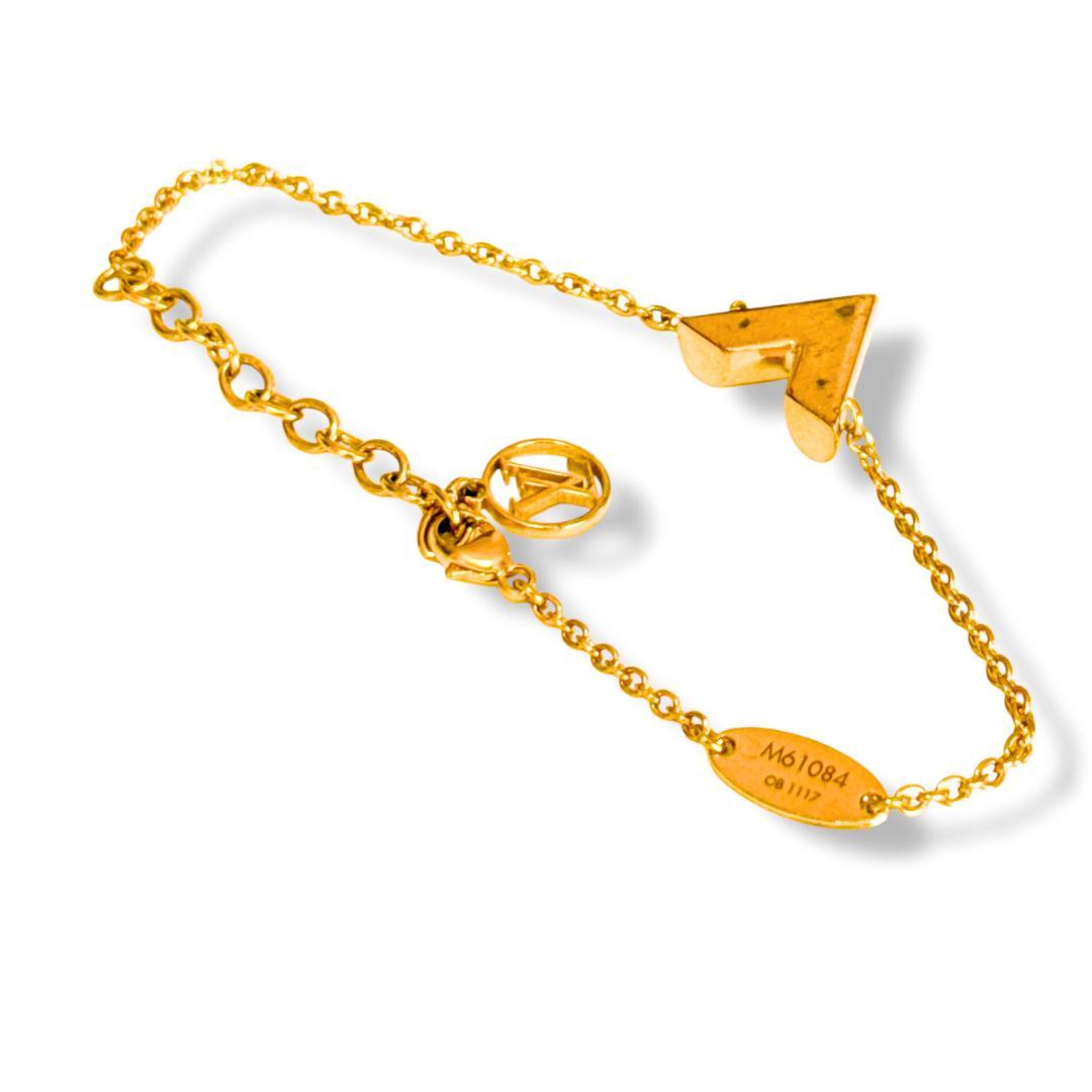 【美品】LOUIS VUITTON エッセンシャルV ブレスレット LV