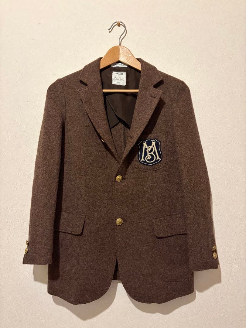 MADISON BLUE　ウールブレザー　金ボタン　ワッペン MADISON BLUE ウールブレザー 金ボタン ワッペン 即納 高級 希少