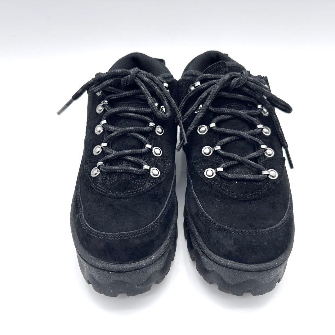 【美品】ナイキ ラハール LOW ブラック スエード 厚底 23.5cm