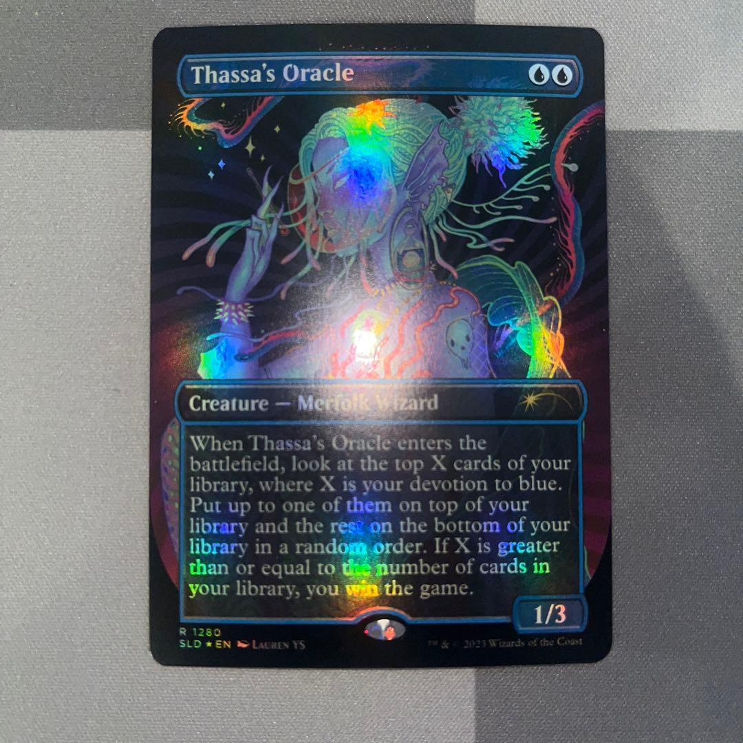 MTG secretlair タッサの神託者 英語版 foil Foil】(073)□プロモスタンプ付□《タッサの神託者/Thassa's Oracle