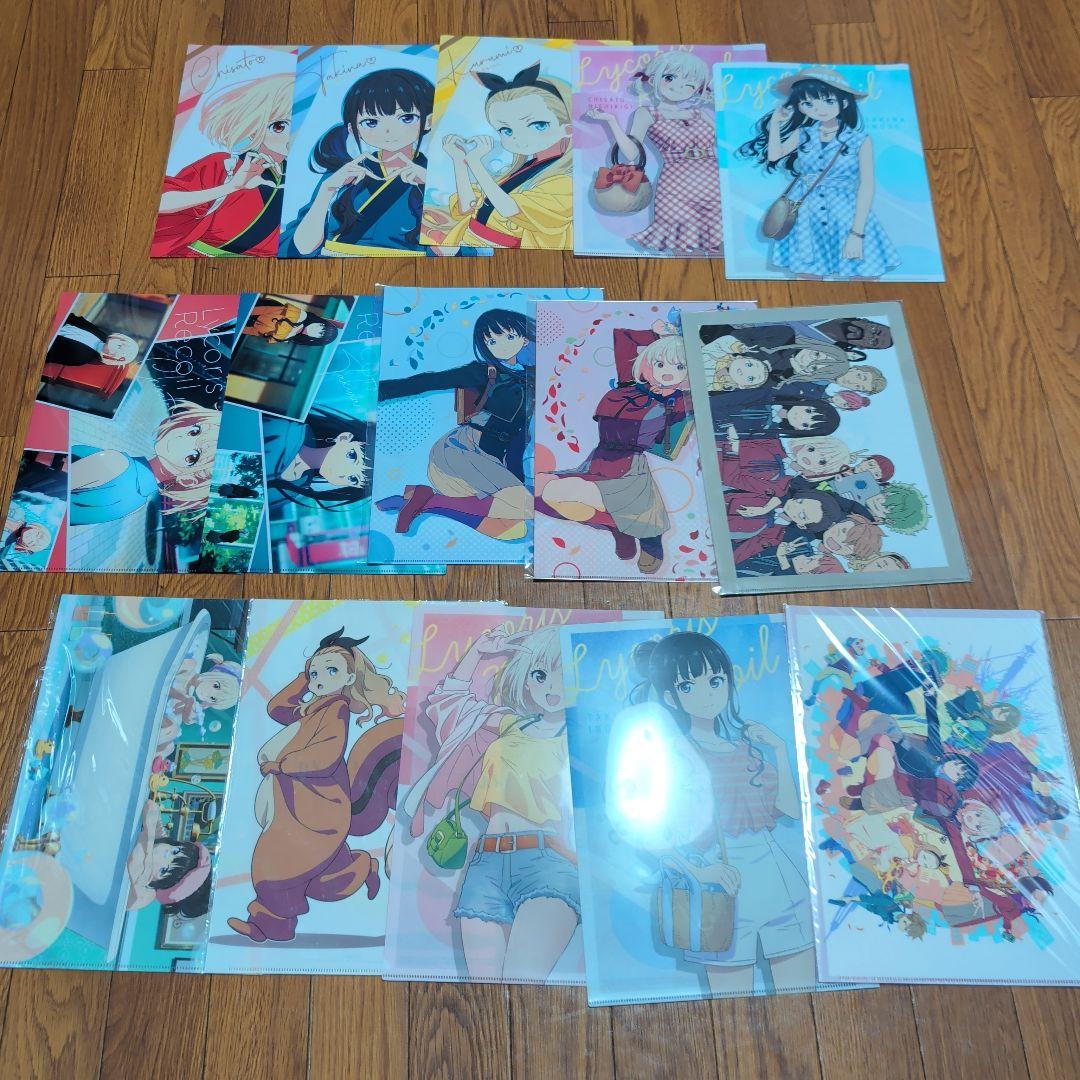 ゆ*り様 リコリスリコイル クリアファイルまとめ売りセット - メルカリ