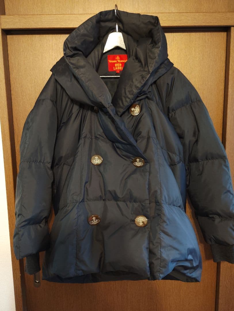 Vivienne Westwood RED LABEL 変形ダウンジャケット黒 Vivienne Westwood RED LABEL(ヴィヴィアンウエストウッドレッド