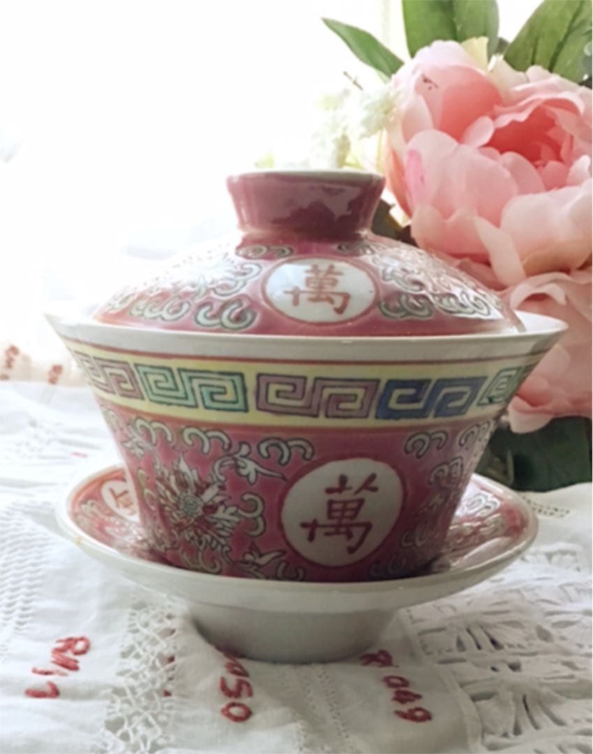 未使用デッドストック 萬壽無疆 景徳鎮蓋碗の通販｜bif.com.hk