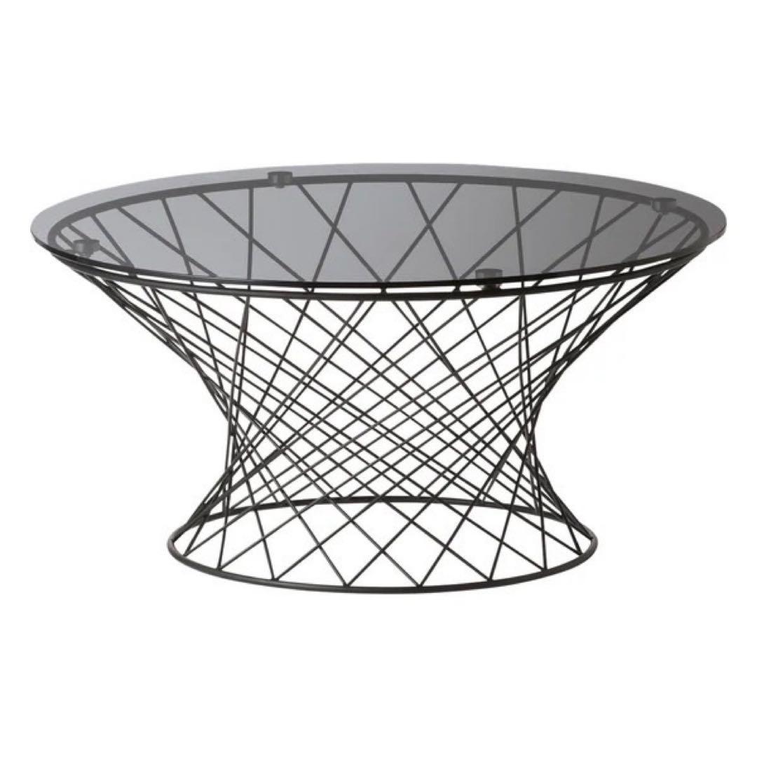 Francfranc マーリア コーヒーテーブル ブラック×ブラック（φ800） マーリア コーヒーテーブル ブラック×ホワイト（φ800） | Francfranc