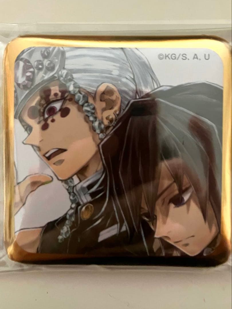 鬼滅の刃 スクエア缶バッジ 冨岡義勇 宇髄天元 - メルカリ