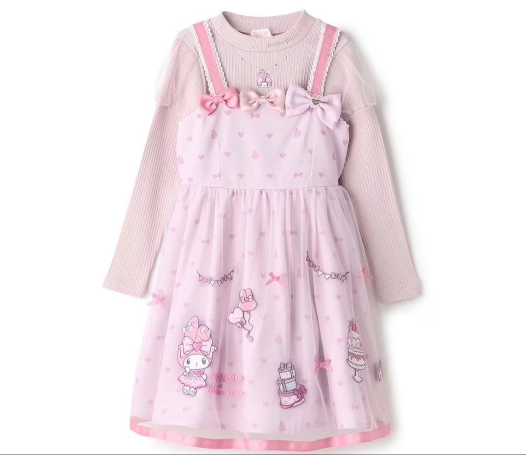 メゾピアノ マイメロ コラボ Tシャツ ワンピース セット 120センチ