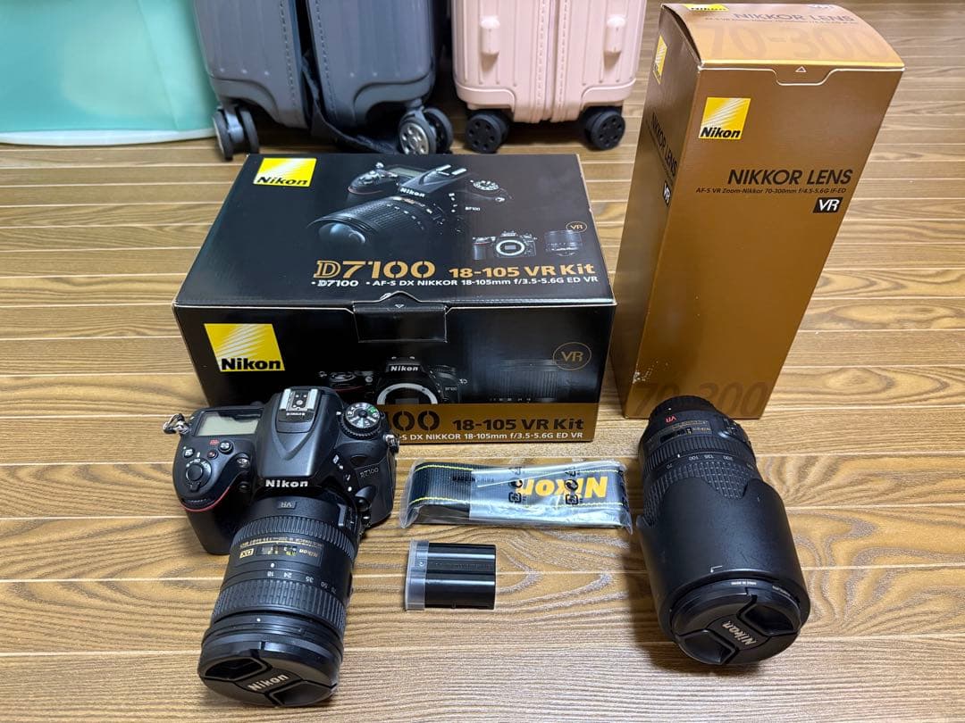Nikon 一眼レフ　D7100 レンズ２つセット ニコン（Nikon） Nikon D7100 AF-S 18-105mm レンズセット デジタル