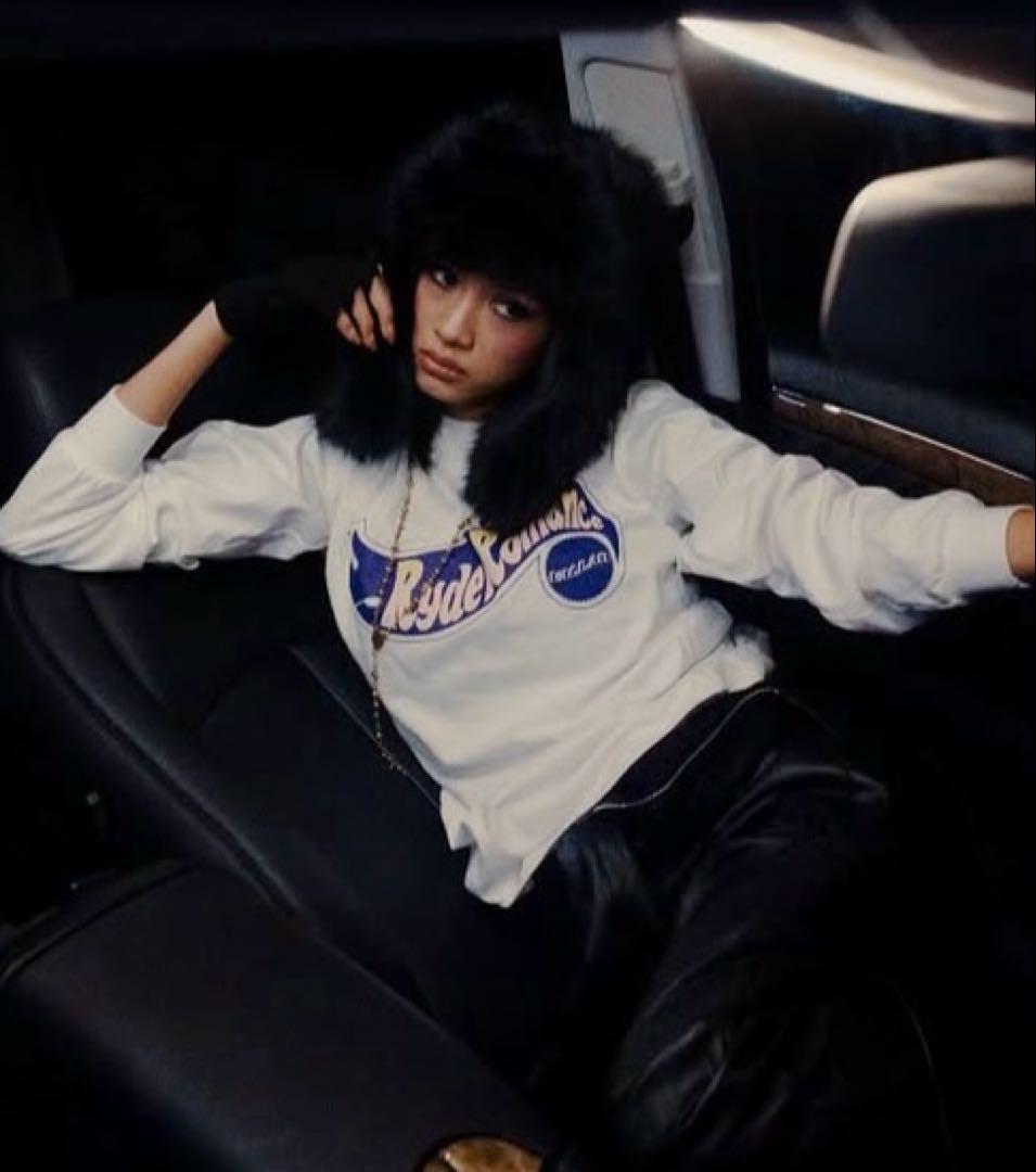 トップス vallad carservice collabo longsleevestee HIDE AND SEEK - ×CARSERVICE HALF ZIP SWEAT SHIRT (BLACK/RED