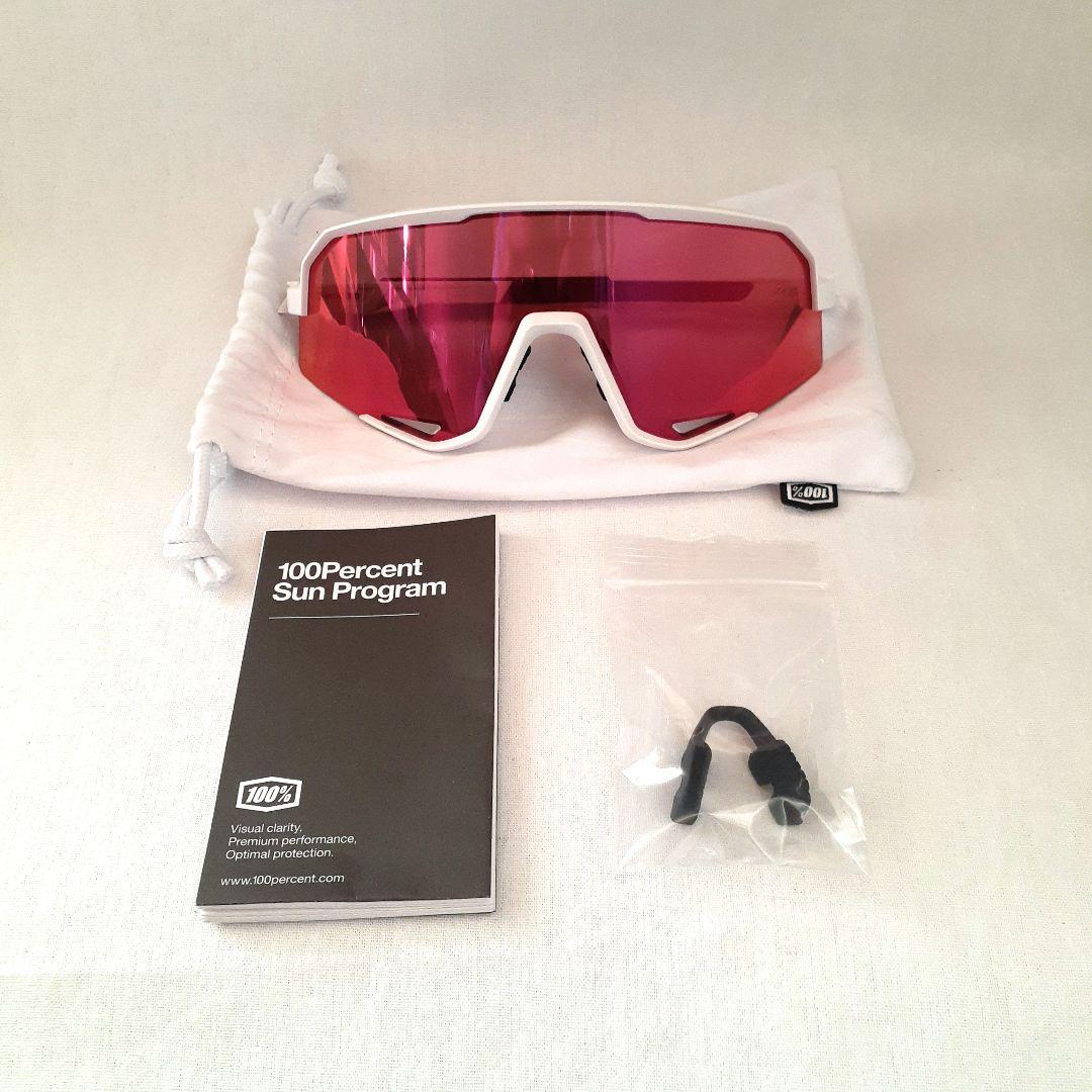 美品中古100% Slendale ホワイト レッド ワンハンドレッド 楽天市場】ワンハンドレッド SLENDALE サングラス ミラーレンズ 100