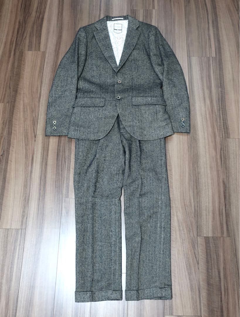 美品 HRM ハリスツイード スーツ 楽天市場】【アウトレット】Harris Tweed ハリスツイード ジャケット