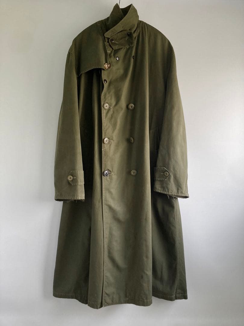 ジャケット・アウター 50s French Military Officer Trench Coat Vintage Military French Trench Coat - Etsy