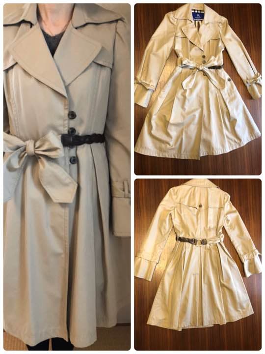 バーバリー ブルーレーベル 春物 トレンチコート M BURBERRY BLUE LABEL（トレンチコート）のフリマアイテム一覧