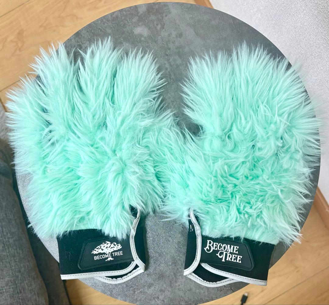 BECOME TREE ミントグリーンファーグローブ 2026年最新】become tree グローブの人気アイテム - メルカリ