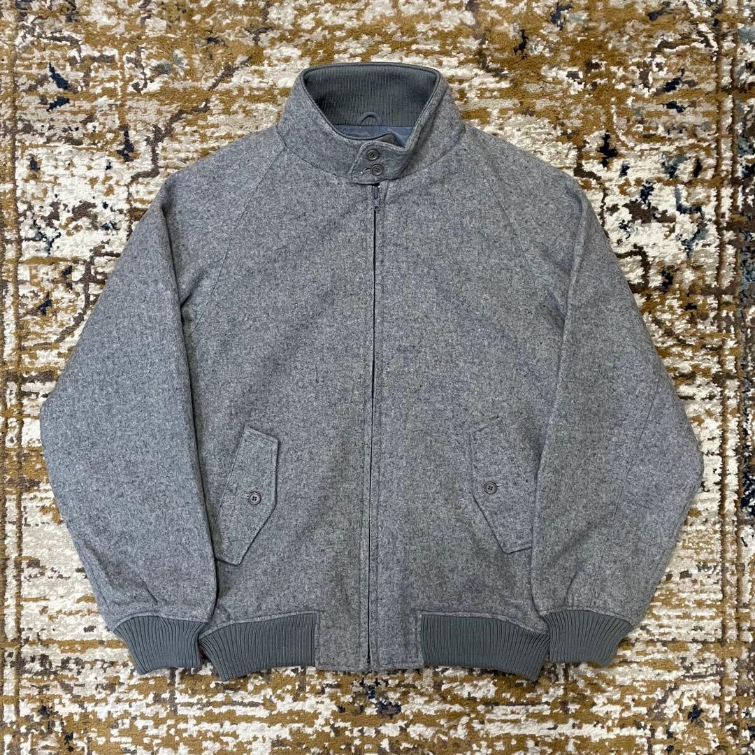 80's Vintage　Flannel Harrington Jacket about 80s “radici” made in italy check pattern harrington jacket