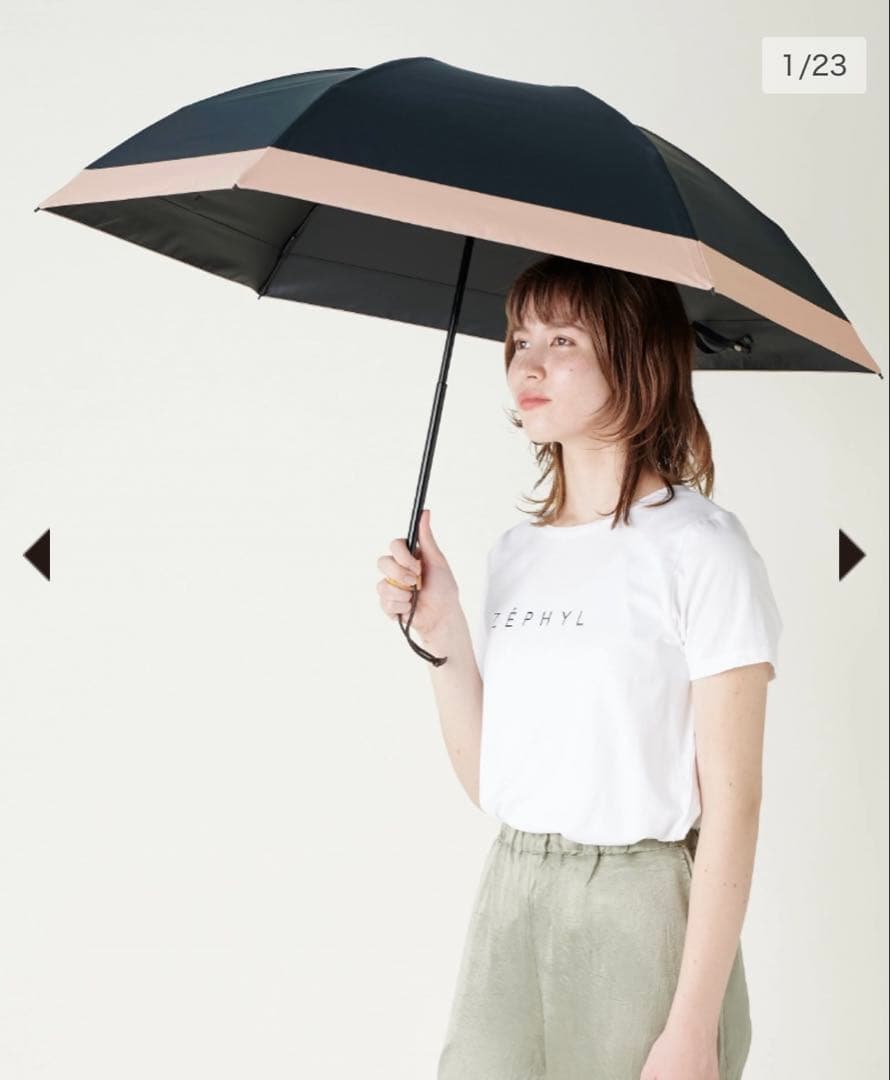 サンバリア　100 完全遮光　日傘　ブラック　3段　折りたたみ 3段折 / コンビ | 完全遮光日傘｜サンバリア100