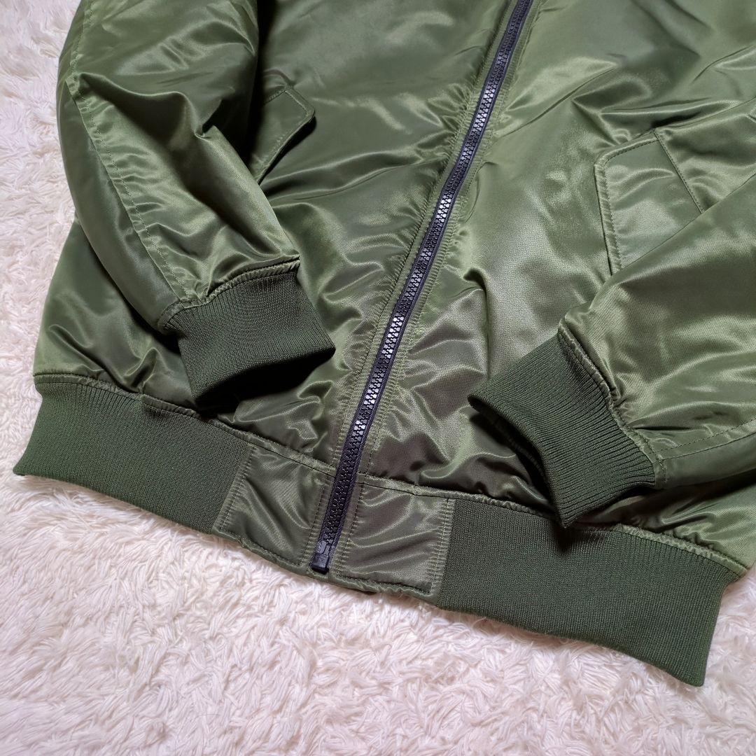 美品！ユニクロ +J ダウンオーバーサイズリブブルゾン MA-1 大きめ L