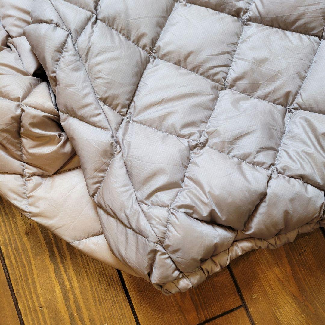 モンベル スペリオ ダウンジャケット ダイヤキルト ドローコード 短丈