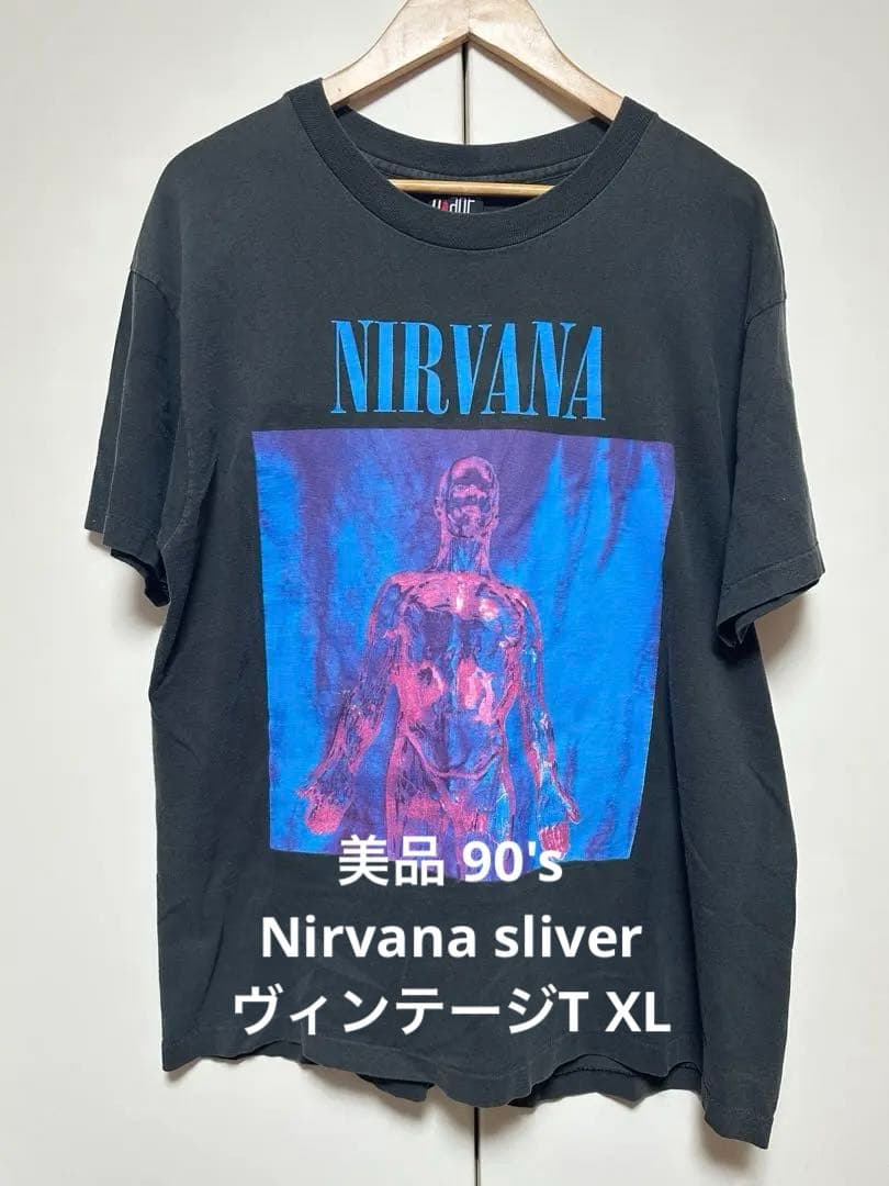 【美品】Nirvana sliver vintage Tシャツ 90s XL Vintage 90's Nirvana Sliver T-Shirt – Mills Vintage USA