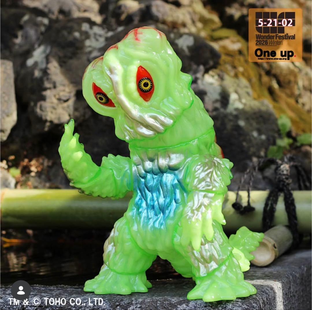 WF2026W ONE UP. 新作ヘドラPICOPICO-蓄光/ ワンフェス ONE UP ヘドラ 蓄光 (大 30cm） -PICOPICO- / 完成品 ワンフェス2026