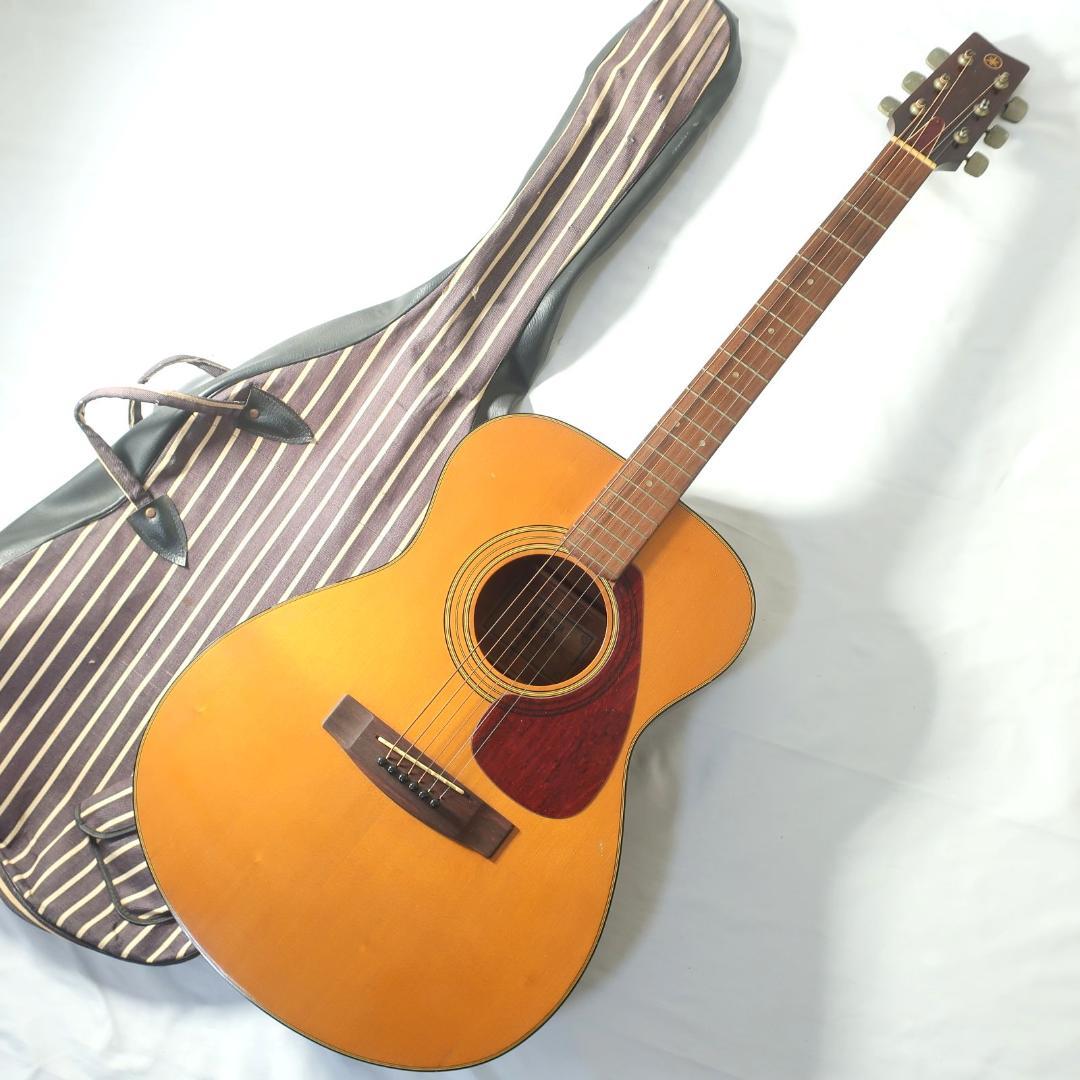 YAMAHA FG-130 ギター ケース付 グリーンラベル ビンテージ YAMAHA FG-130「グリーンラベル期の超コスパモデル」 - 20世紀ギター