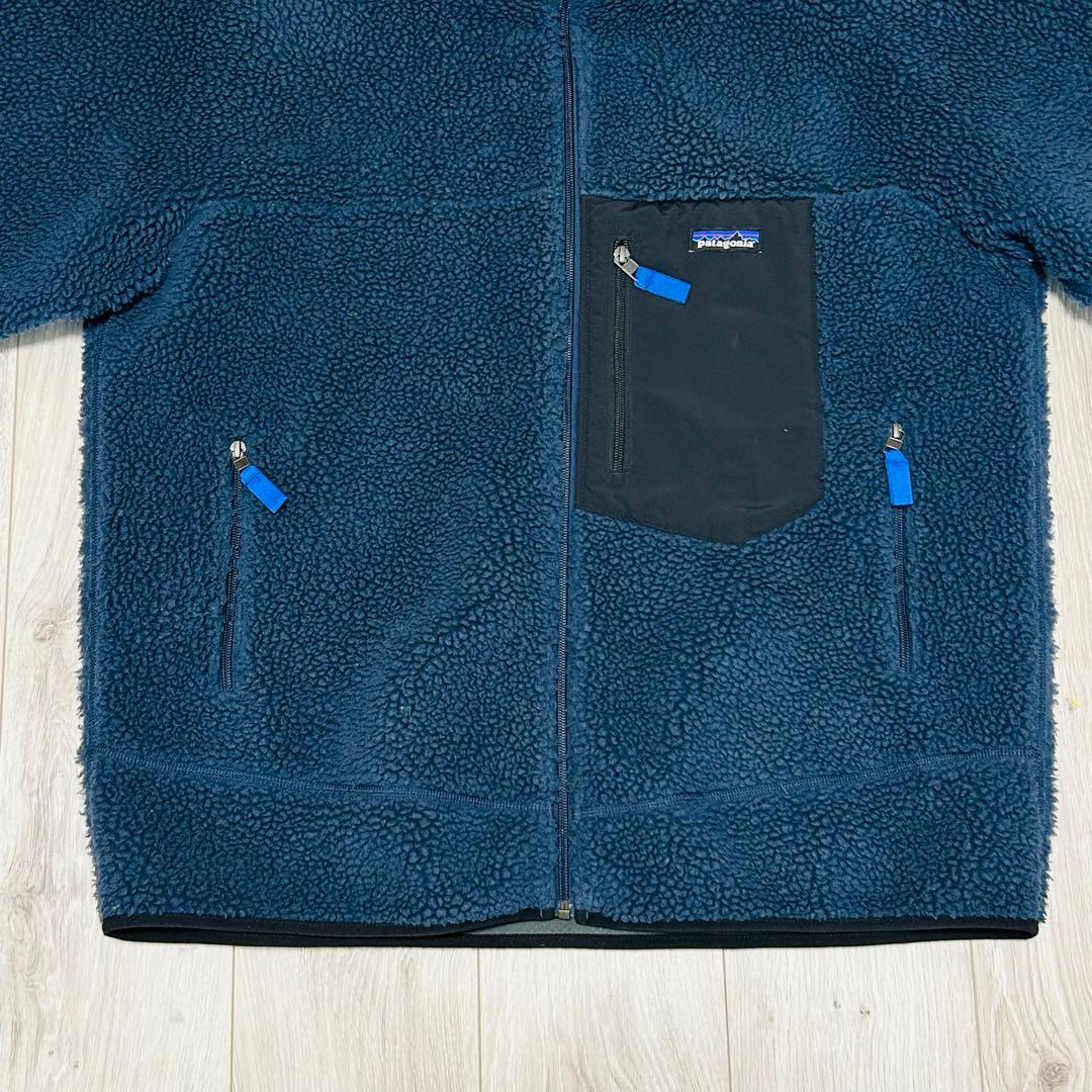 希少XL】パタゴニア レトロX ボアジャケット フリース ブルー ネイビー