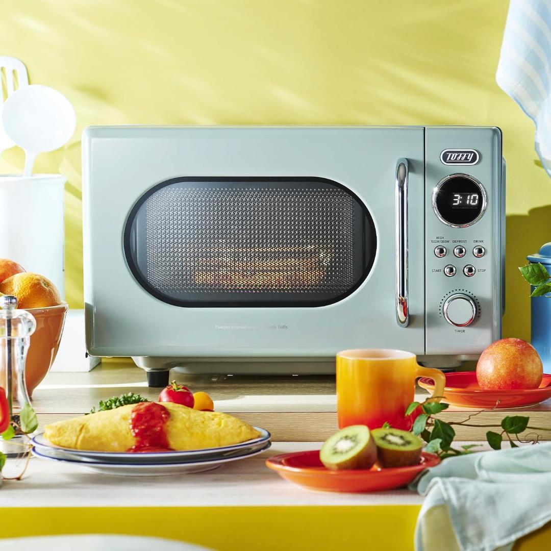 【Toffy/トフィー】 電子レンジ K-DR3 コンパクト 16L フラット Toffy 電子レンジ K-DR3 16L ひとり暮らし コンパクト トフィー