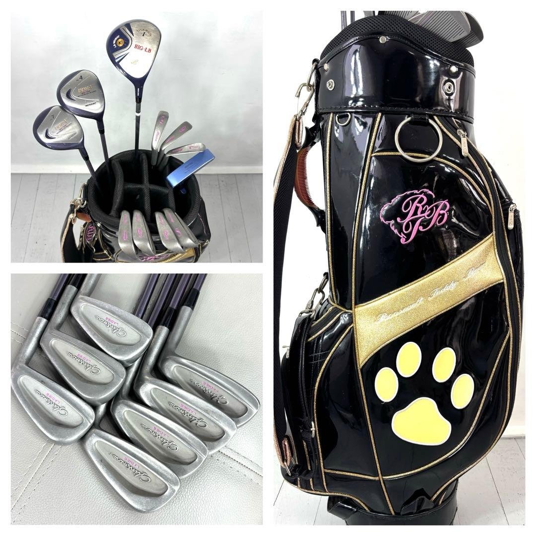 本格派 レディースゴルフクラブ 本 フルセット ゴルフセット ダンロップ 貴重なレフティ 豪華11本】DUNLOP ダンロップ M-EIGHT ゴルフクラブ