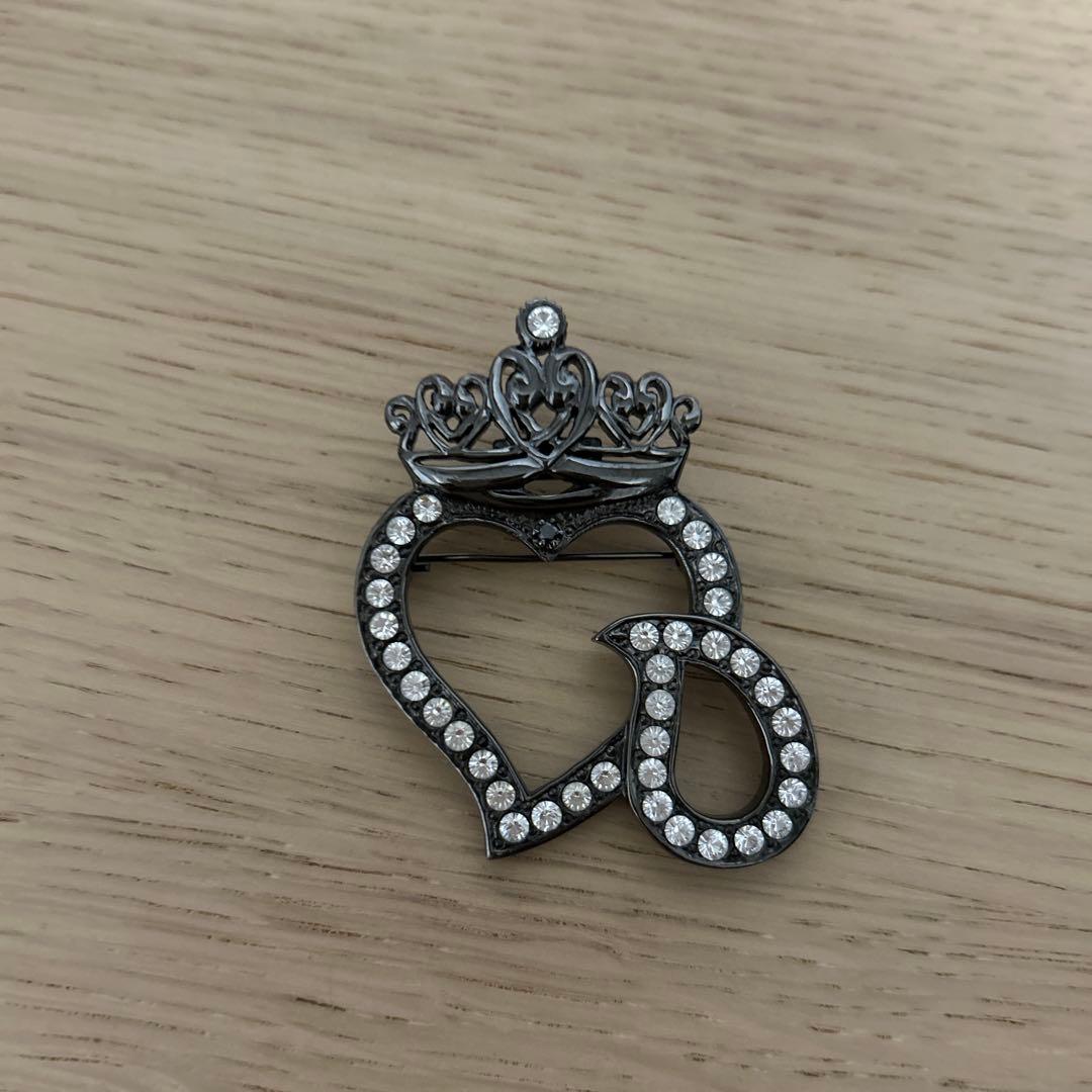 NUMBER (N)INE ブローチ NUMBER (N)INE - ナンバーナイン カート期 ハート涙 ブローチ 2個