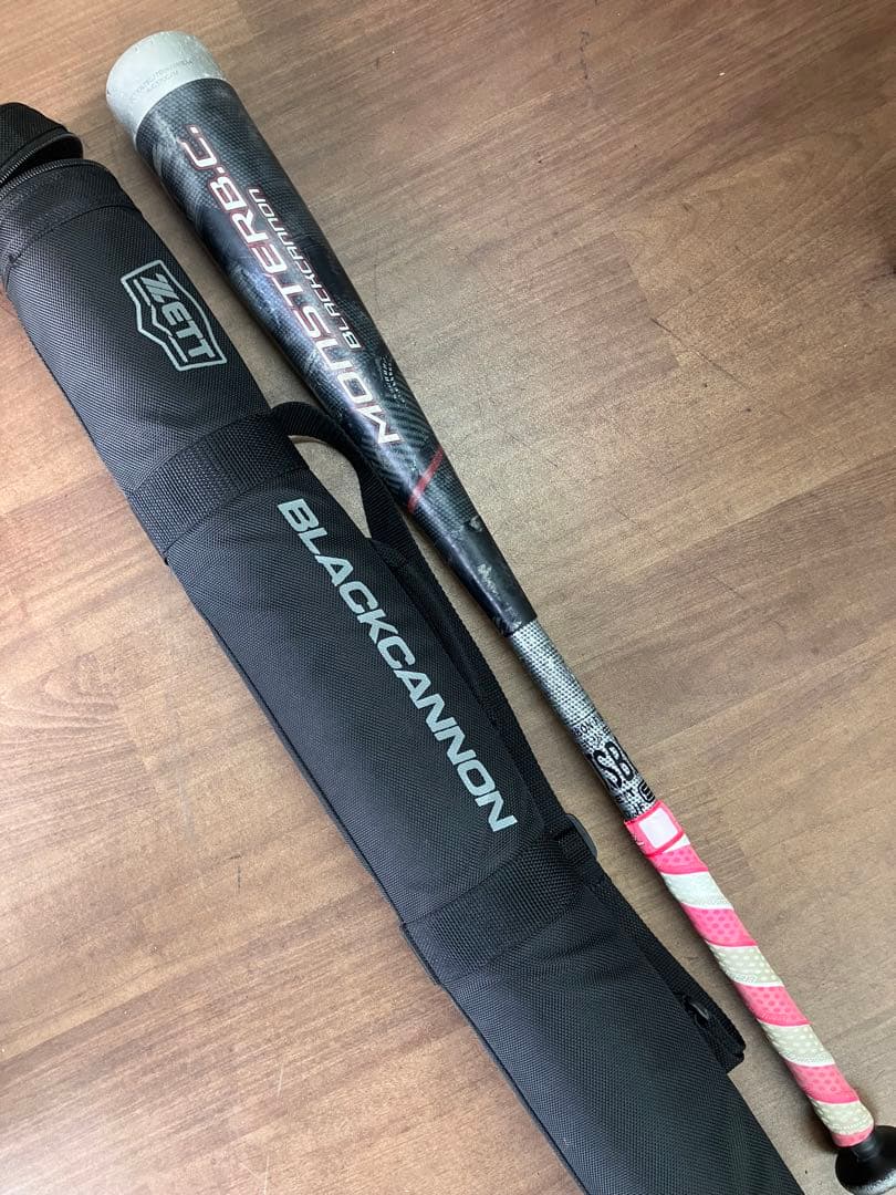 限定カラー【ZETT/ゼット】モンスターブラックキャノン78cm 少年軟式バット ゼット（ZETT） 少年軟式バット モンスターブラックキャノン 78cm