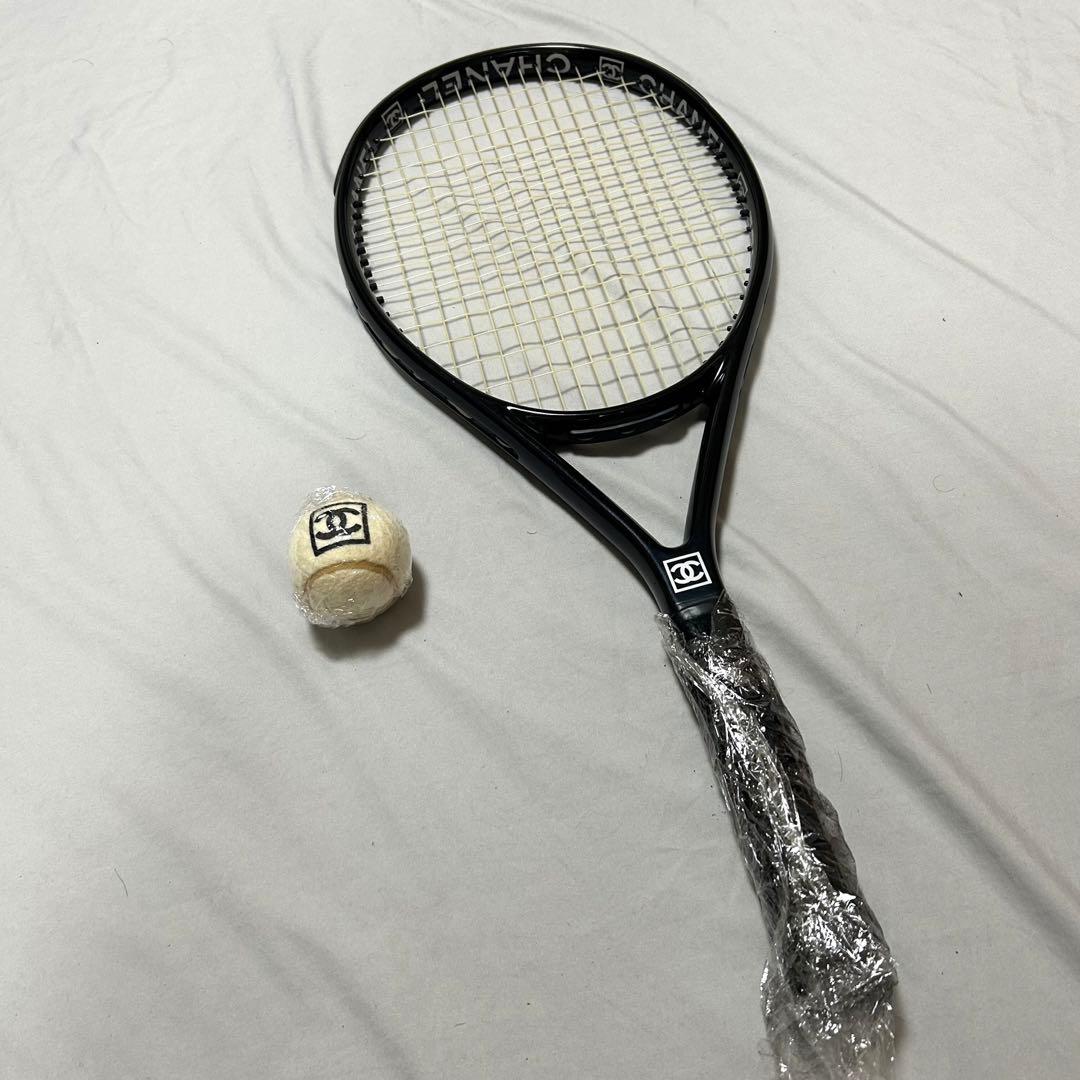 希少美品 CHANEL シャネル テニスラケット ボール セット ココマーク