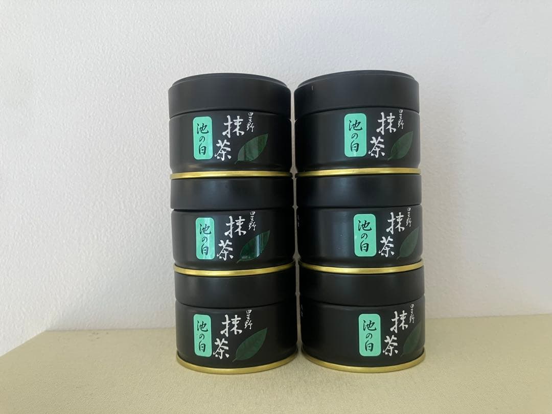 星野製茶園　池の白　抹茶 6缶セット 20g 抹茶 茶道用 「池の白」星野製茶園 20g缶 | 星野園茶銘 - CHATOWA 茶と