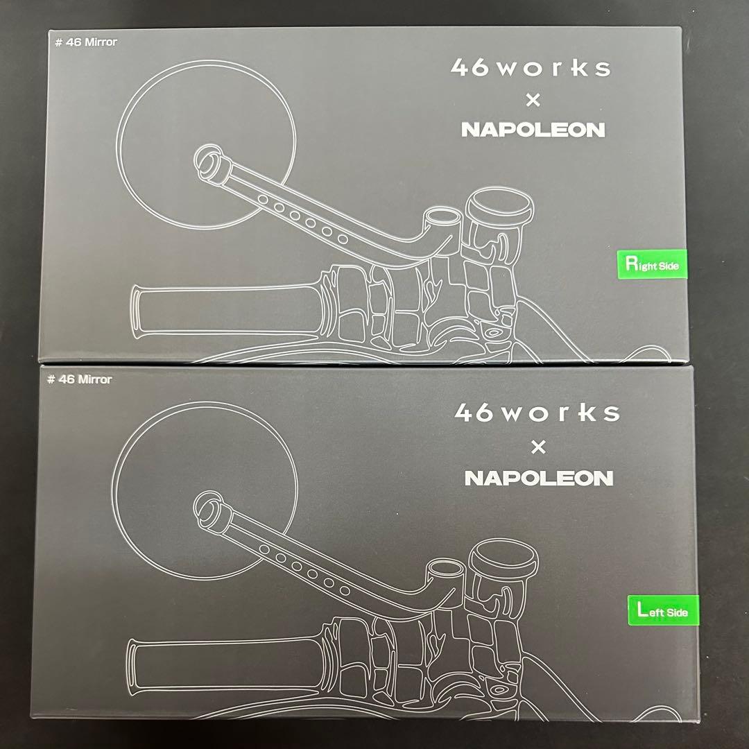 46worksコラボ 46ミラー1 左右セットNA-017R/L - メルカリ