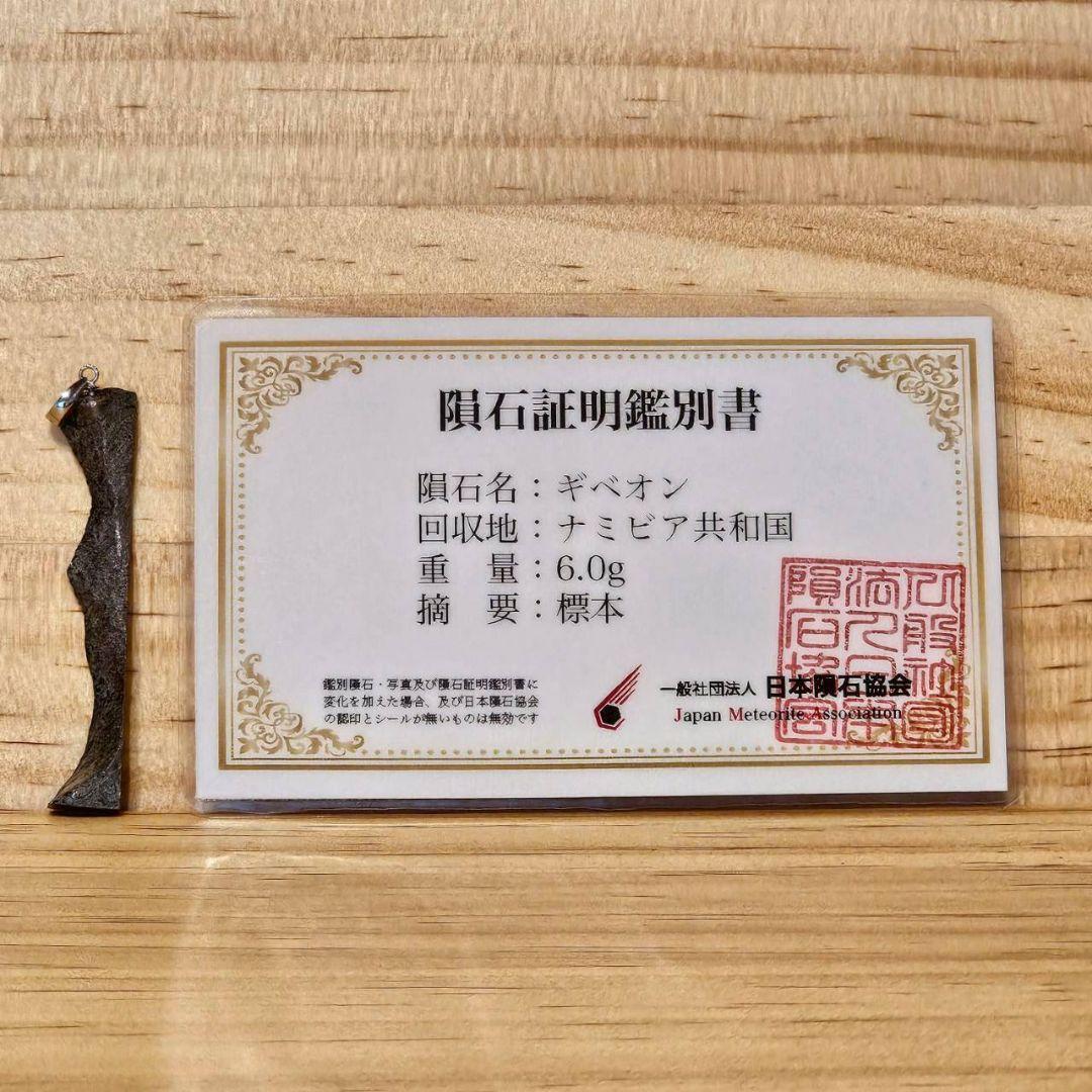 【アキムネ】ギベオン隕石 ペンダントトップのみ【鑑別書付】 アキムネ様専用】ギベオン隕石 ペンダントトップのみ【鑑別書付