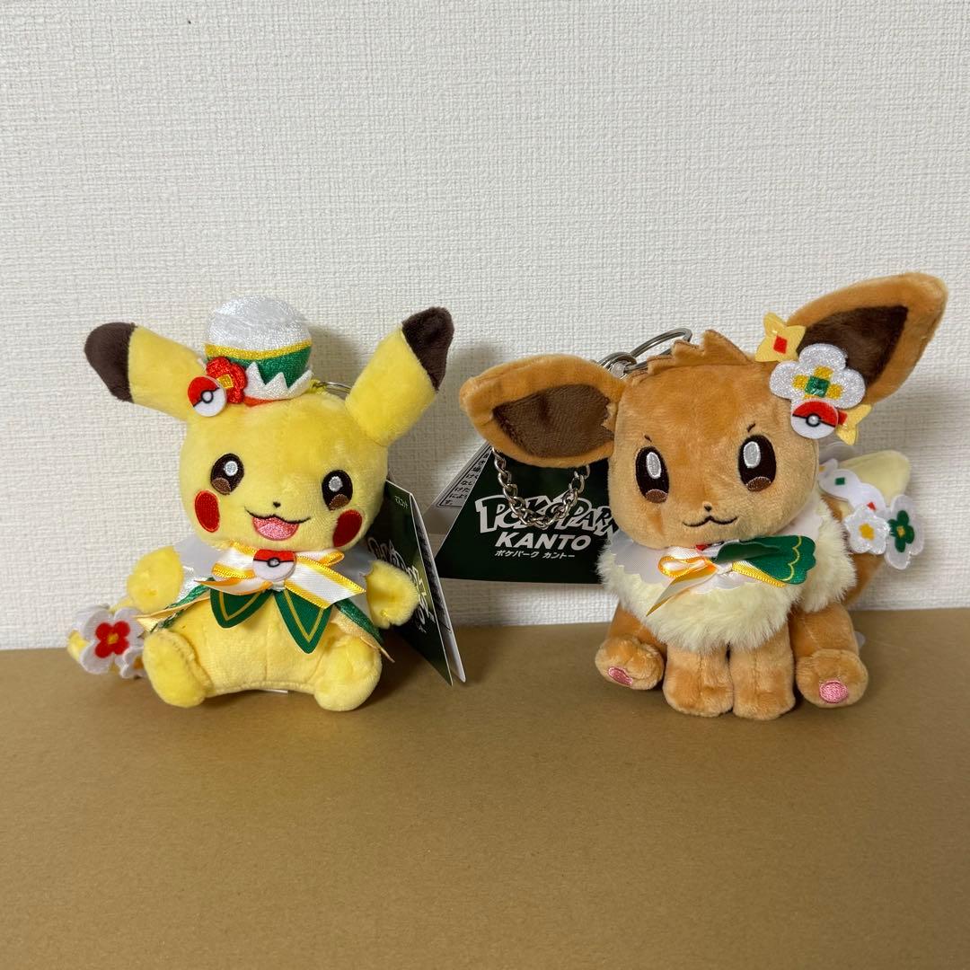 ポケパークカントー カーニバル衣装 ピカチュウ イーブイ マスコット 2
