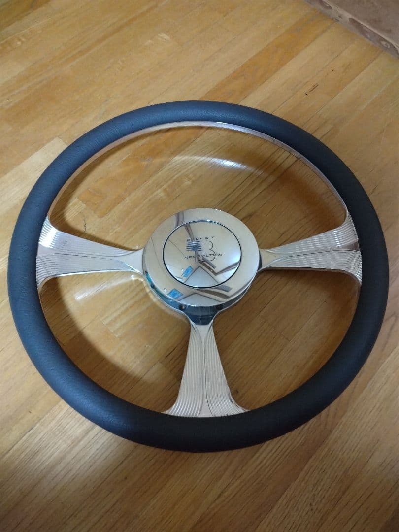 ぐ*ん様 当時物　ビレットスペシャリティーズ 　ビレットステアリング ビレットスペシャリティーズ スラッシャー ステアリング 14インチ 希少