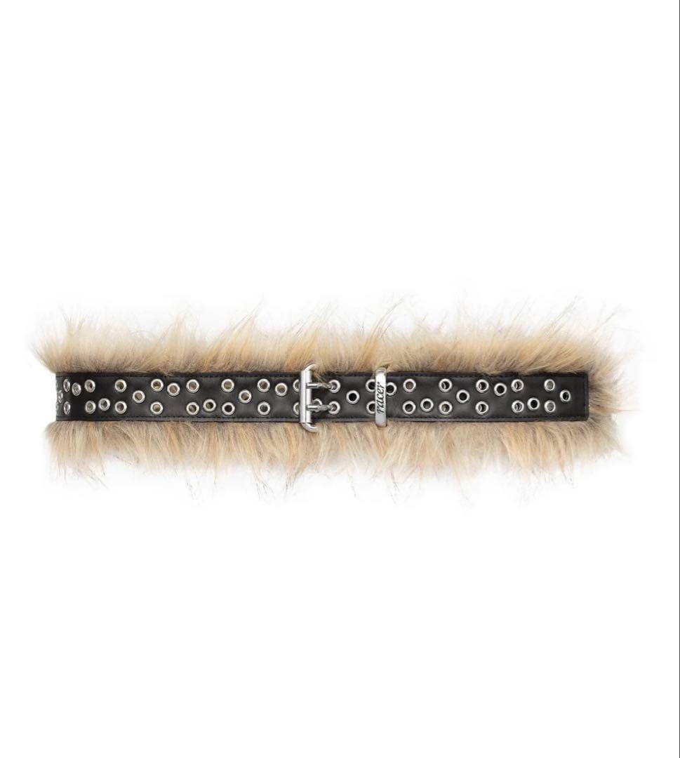 【racerworldwide】FUR LEATHER BELT Leather Belt – Racer Worldwide